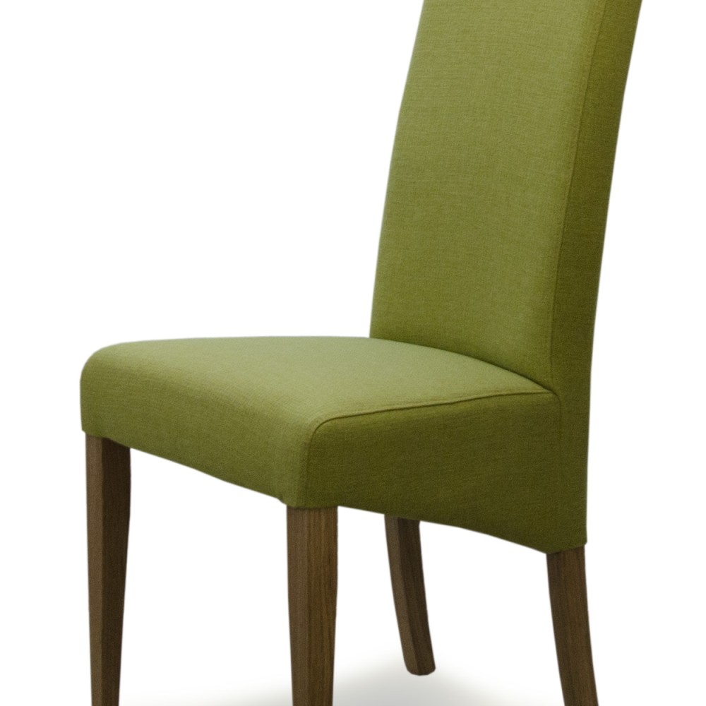 Italia Lime Fabric Oak Dining Chair Italia Lime Fabric Oak Dining Chair