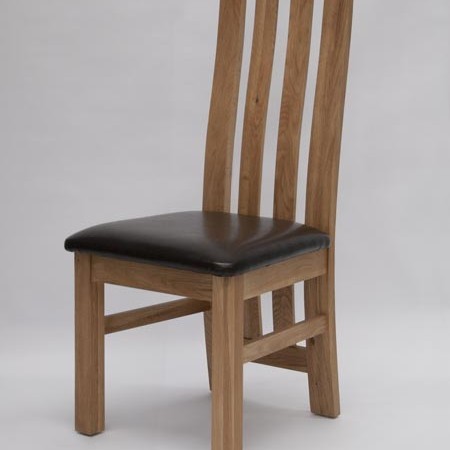 Paris Oak Leather Dining Chair Paris Oak Leather Dining Chair