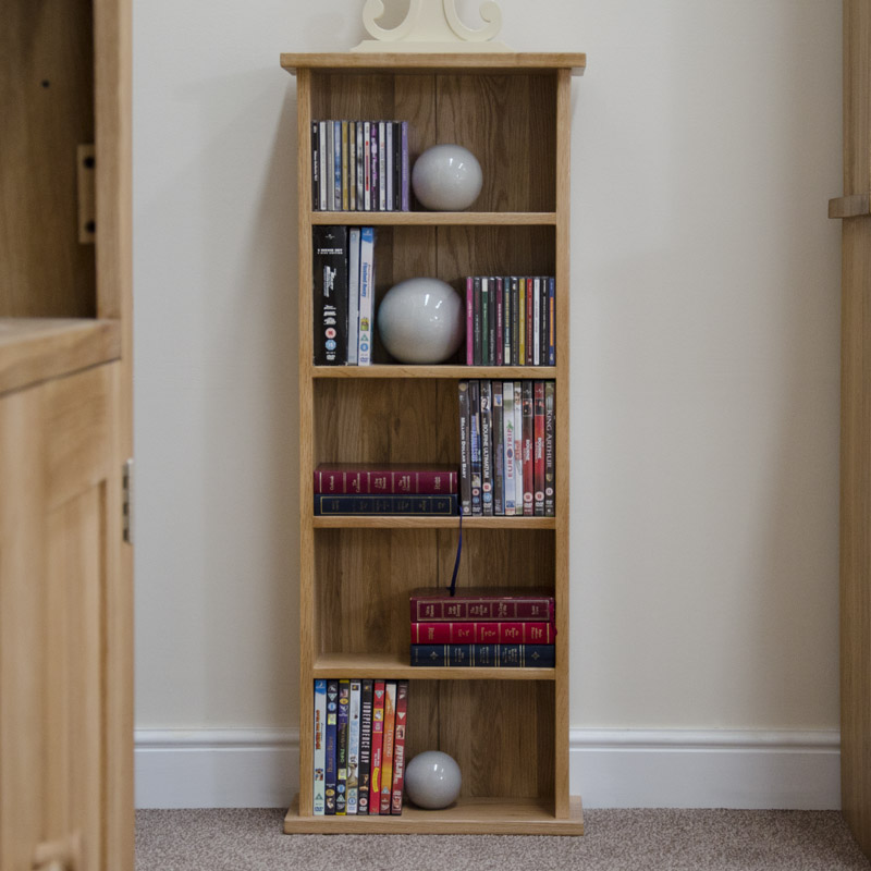Opus Modern Oak CD Tower Opus Modern Oak CD Tower