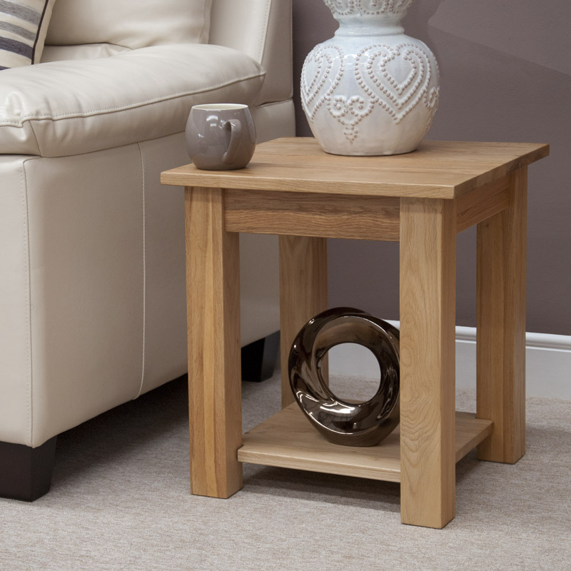 Opus Oak Elegance Small Lamp Table