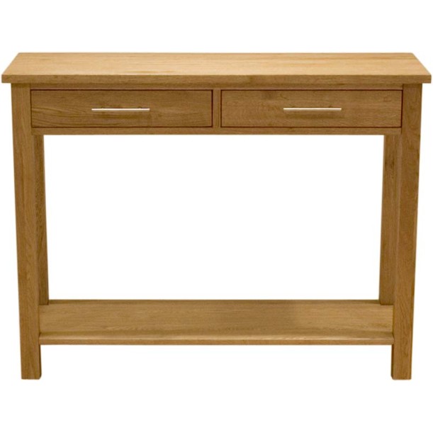 Opus Modern Oak Console Table Opus Modern Oak Console Table