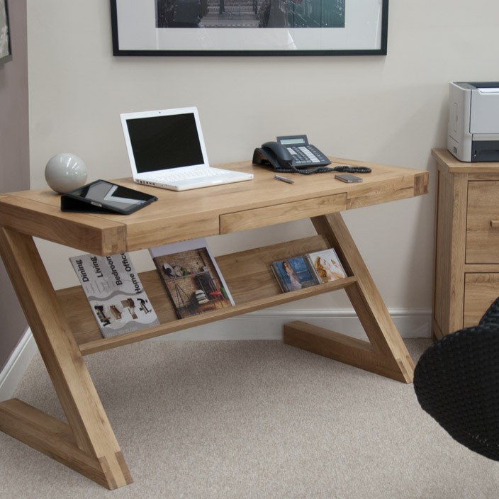Z Oak Designer Office Desk Z Oak Designer Office Desk