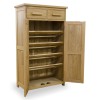 Opus Modern Oak Shoe Cupboard Opus Modern Oak Shoe Cupboard