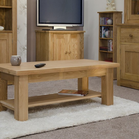 Opus Modern Oak Large 4 x 2 Coffee Table