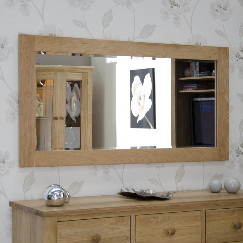 Torino Contemporary Oak 1500 x 750 Large Mirror Torino Contemporary Oak 1500 x 750 Large Mirror
