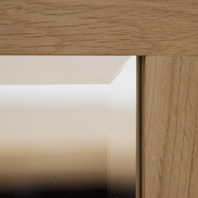 Opus Modern Oak Square 600 X 600 Mirror Opus Modern Oak Square 600 X 600 Mirror