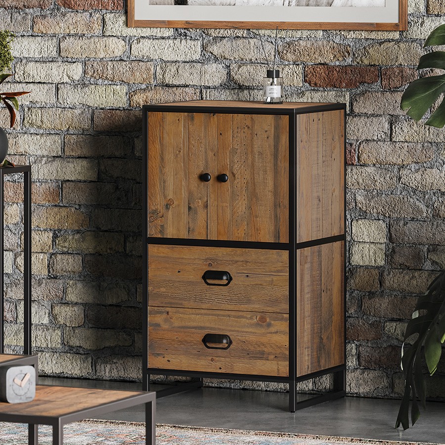 Ooki Reclaimed Modular Cupboard with Drawers Ooki Reclaimed Modular Cupboard with Drawers