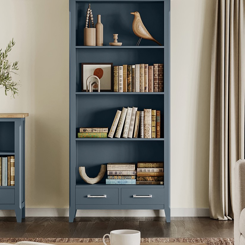 Signature Blue Tall bookcase Signature Blue Tall bookcase