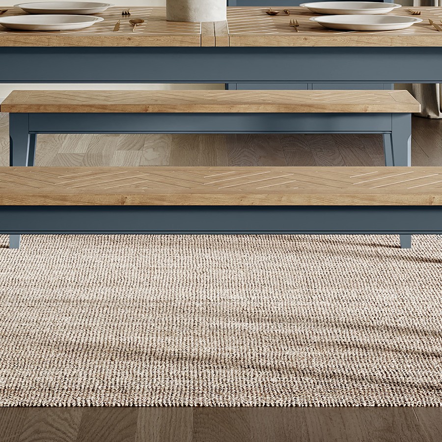 Signature Blue Large Dining Bench 150cm Signature Blue Large Dining Bench 150cm