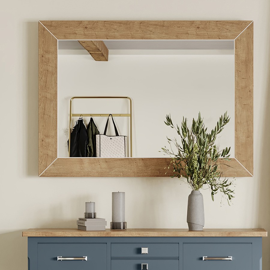 Signature Blue Wall Mirror Signature Blue Wall Mirror